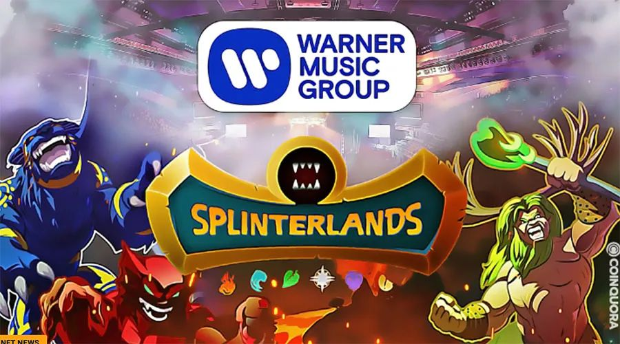 华纳音乐集团加入Splinterlands，是艺术家能创作加密游戏￼