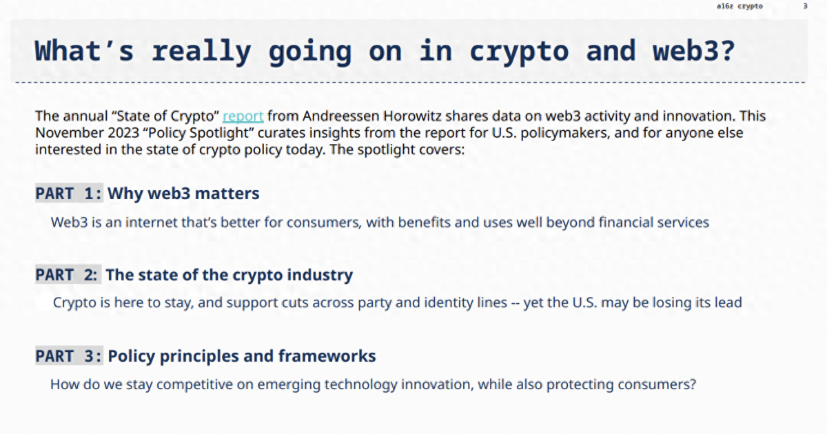 a16z 万字年度报告：Web3 发展现状、商业边界与监管创新